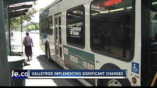 Rely on Public Transit? Valley Ride is implementing significant changes starting Monday