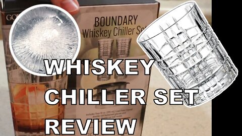 Godinger whiskey chiller set and ice mold from Sam's Club Review great for valentines day