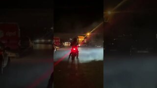 YAMAHA MT07 BURNOUT