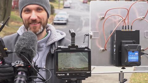 Crazy long range wireless video kit with multiple cameras