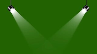 Stage Lights On And Off Green Screen Overlay Motion Graphics 4K Copyright Free