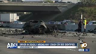 YouTuber identified in deadly wrong-way crash on I-805