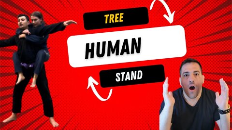 TREE HUMAN STAND 😮#bjj #jiujitsu #bjjlifestyle