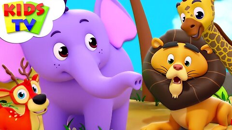 Zoo Song _ Super Supremes Cartoons _ Kindergarten Nursery Rhymes For Toddlers _ Kids Videos