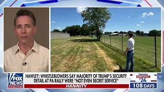 HANNITY: Sen Hawley Reveals Whistleblower Testimony: Trump Assination Attempt