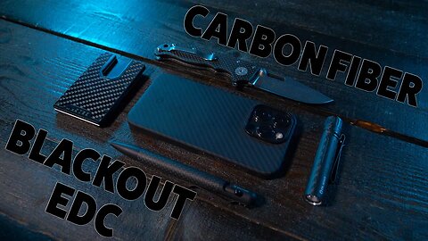 The BEST all Carbon Fiber BLACKOUT EDC 2023 (Here are my picks!)