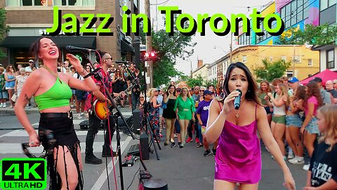 【4K】Saturday Night Jazz 🎷 Toronto Canada 🇨🇦