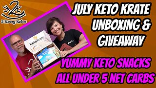 We're giving away a Keto Krate | July 2020 Krate unboxing