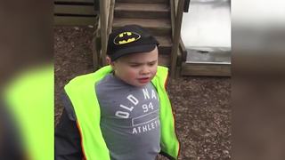 Adorable Boy Thinks He Lost A Hat That's Actually On His Head