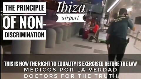 Ibiza Airport Dr ANGEL RUIZ: This is how the right to free movement is exercised