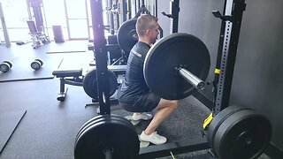 Heels Elevated Barbell Front Squats