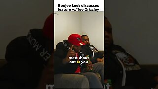 TEE GRIZZLEY w/ BOUJEE LEEK on INSANE project😱 [full pod on channel] #massachusetts #boston #rap