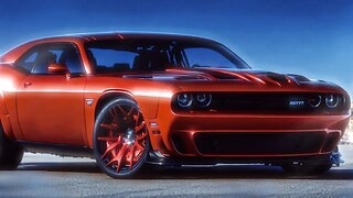 Dodge Challenger SRT Hellcat Super Fast Muscle Car