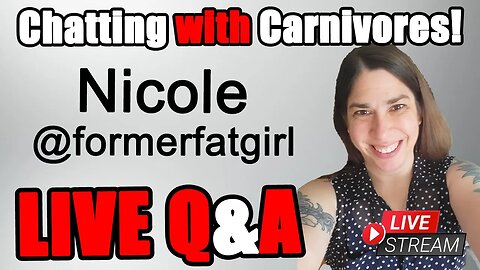 Unleashing Confidence: A Former 'Fat Girl' Thrives on Carnivore! Niclole's Story LIVE & QA
