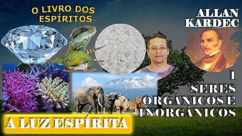 Estudo Do Livro Dos Espíritos #19 - Nº1 SERES ORGÁNICOS E INORGÁNICOS