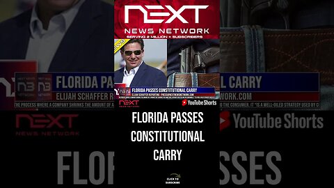 Florida Passes Constitutional Carry #shorts