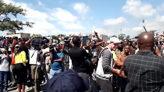 SOUTH AFRICA - Johannesburg - Alexander protest (videos) (gi7)
