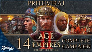 Age of Empires 2: Definitive Edition (PC) Prithviraj | Full Campaign (No Commentary)