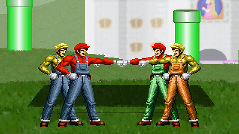 MUGEN - 119way's Mario AIs - KOF Mario & KOF Mario vs. KOF Mario & KOF Mario - Download