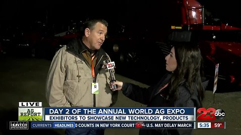 Day two of the Annual World Ag Expo