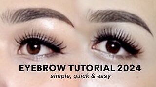 EYEBROW ROUTINE TUTORIAL | Simple, quick, and easy