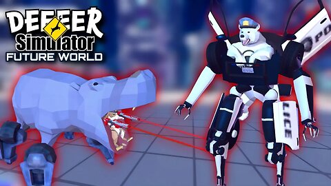 Rusa vs Transformer & Kudanil | DEEEER Simulator : Future World