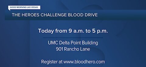 Blood drive being held Tuesday at University Medical Center