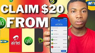 Claim FREE $20.00 From MTN, AIRTEL & GLO - Unused Data Method - Make Money In Nigeria