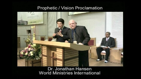 Incheon Jung Bu Methodist Church, South Korea, 10/9/16 - Dr. Hansen's Prophetic/Vision Proclamation