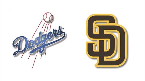 Dodgers @ Padres. Game 1 of 2 Game Series. MLB the Show 24.