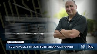 Tulsa police major sues media companies
