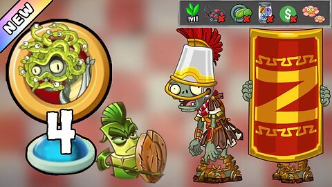 Plants vs Zombies 2 - The Zombosseum II 2023 Level 4 [Plants Lvl 1 & No Premium] + DOWNLOAD