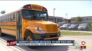 Sheriff's deputies on patrol to keep kids safe