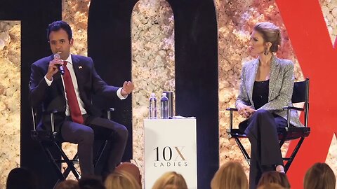 Vivek Ramaswamy Speaks with Elena Lyons at the 10X Ladies Conference in Miami on 8.4.23