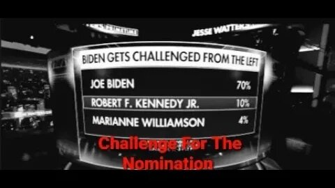 Biden Will Have To Contend With RFK JR & Marianne Williamson