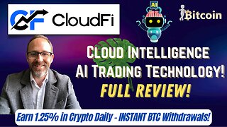 🌀 CloudFi 🌀 Cloud Intelligence AI Trading | Earn 1.2% Daily in Crypto| FULL Review!