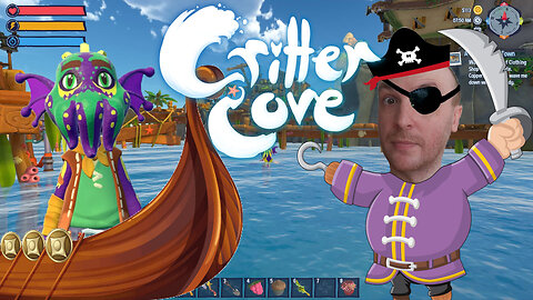 Critter Cove - Little Cthulhu's First Boat! (Cute Open World Life Simulator)