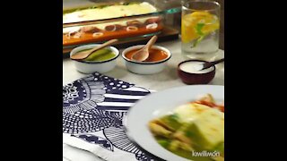 Tricolor Enchiladas