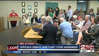 Officials debate sanctuary cities agreement