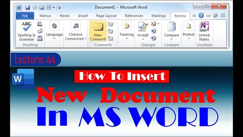 How To Add Comments to Documents in Word|importance of review tab in ms word|Sadar Khan Tv