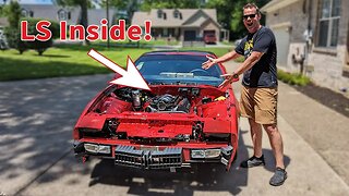 FINALLY LS Swapping Our "Parts Car"- 92 Firebird Part 33
