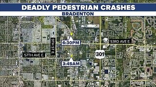 Two pedestrians killed blocks apart on the same day in Bradenton