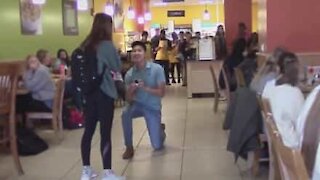 Guy proposes. Girl thought they were friends. Ouch!