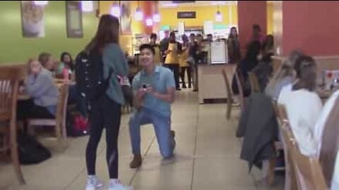 Guy proposes. Girl thought they were friends. Ouch!