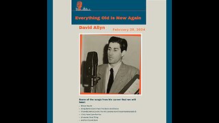 Old Is New Radio Featuring The Music of David Allyn