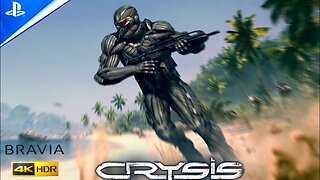 Crysis Remastered PS4 4K Campaign Gameplay Raytracing/Quality (Delta Difficulty)