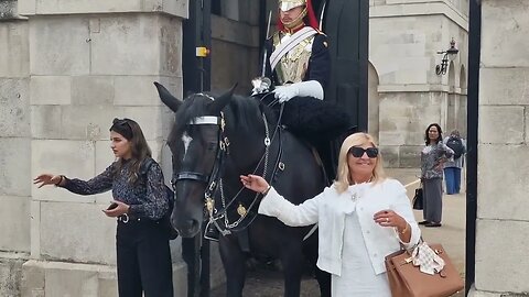 Holding the reins Two photo memories achieved #horseguardsparade