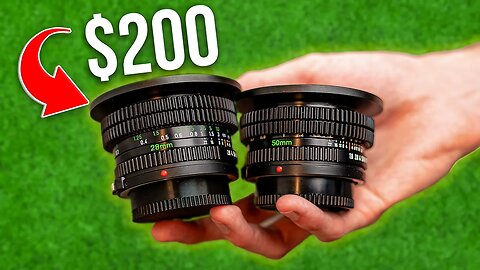 This $200 Full Frame Cinema Lens Kit Rocks!