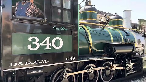 Steam Train departing Knotts Berry Farm