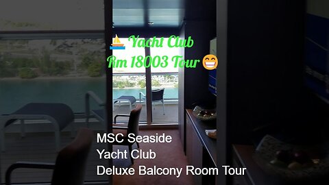First time reaction in MSC Yacht Club on MSC Seaside cruise ship
